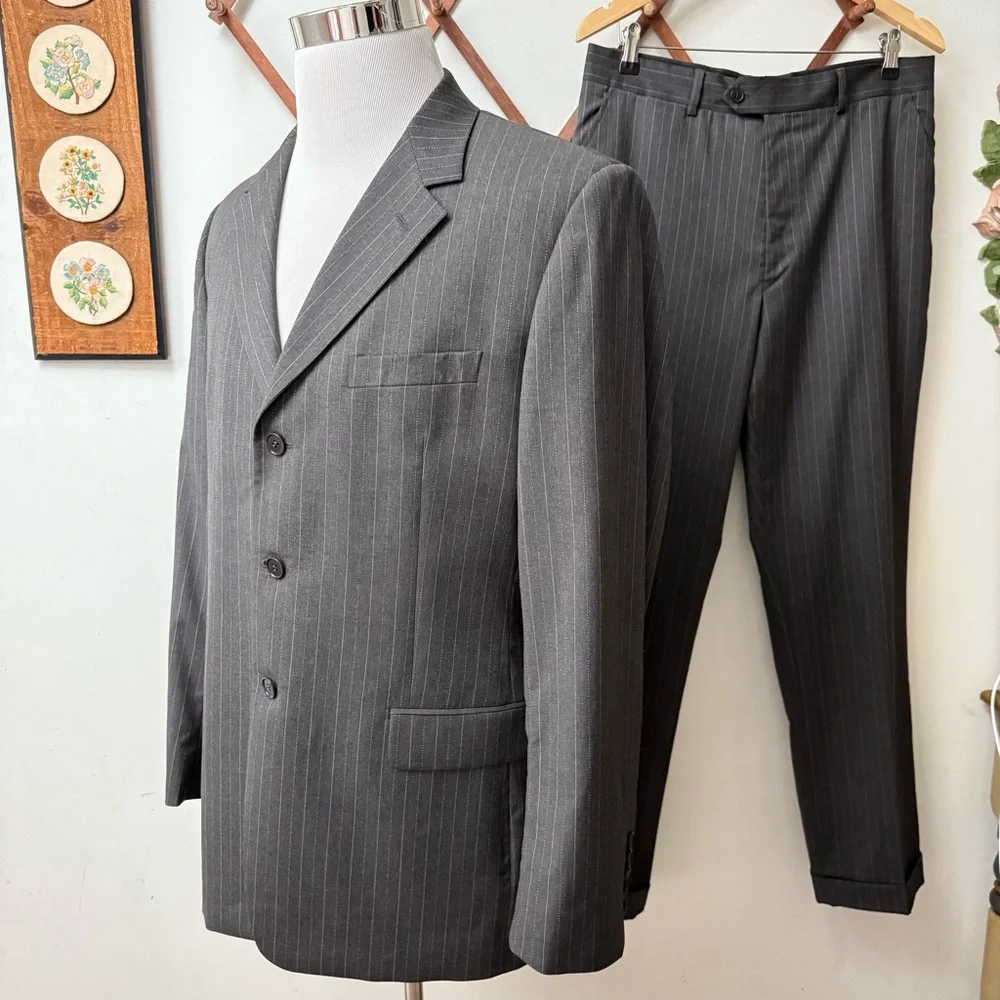 Paul Smith Wool Pinstripe 2 Piece Suit